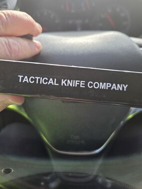 New In Box Bat Man Razor Tactical Company Black And Blue